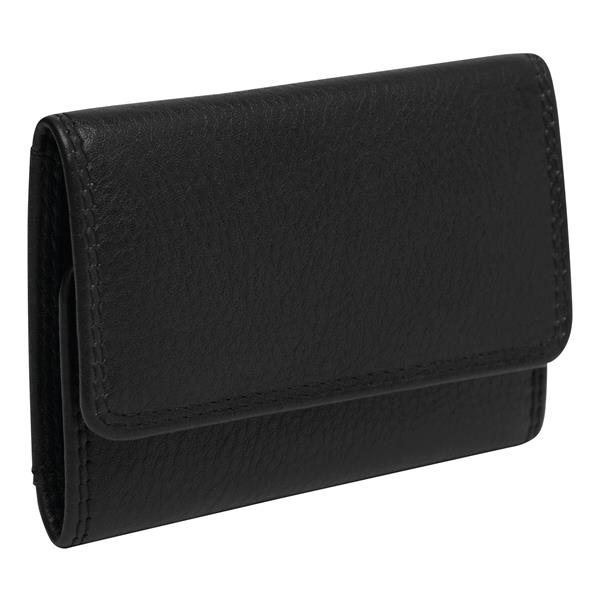 CLUB - Skórzana portmonetka - czarny