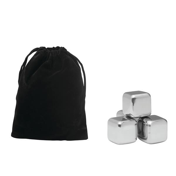 COOLING CUBES - Zestaw kostek lodu - czarny, srebrny