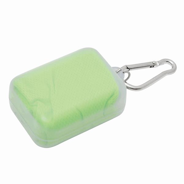 COOL DOWN - Ręcznik chłodzący z mikrofibry - jasnozielony