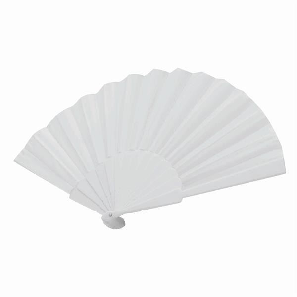 COOL RPET - Składany wachlarz - biały