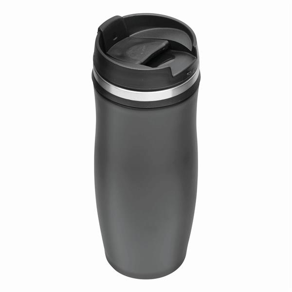 DARK CREMA - Kubek termiczny o podwójnych ściankach - czarny