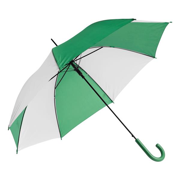 DISCO - Automatyczny parasol - biały, zielony