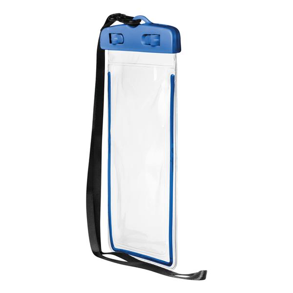 DIVER - Torebka na telefon - niebieski, transparentny