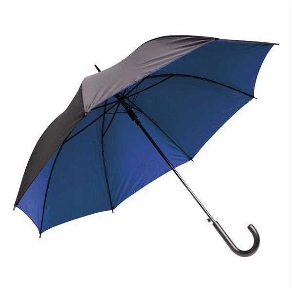 DOUBLY - Parasol automatyczny - czarny, niebieski