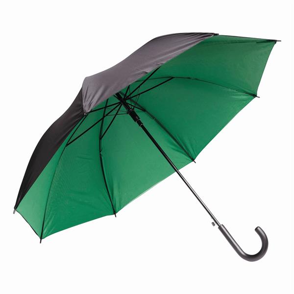 DOUBLY - Parasol automatyczny - czarny, zielony