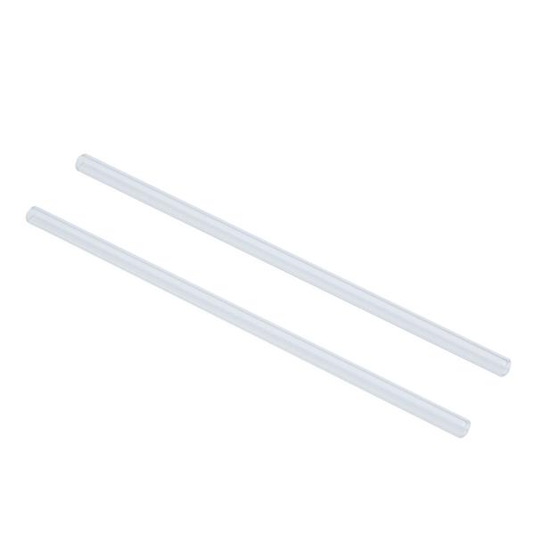 DRINK TOGETHER - Zestaw szklanych słomek - transparentny