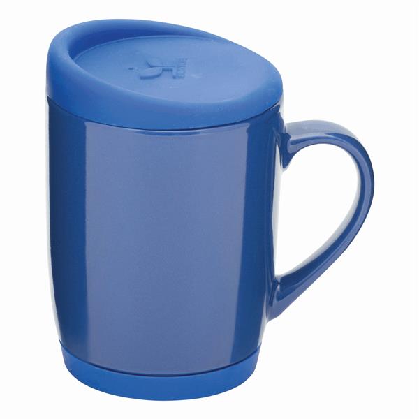 EASY DAY - Kubek ceramiczny - niebieski