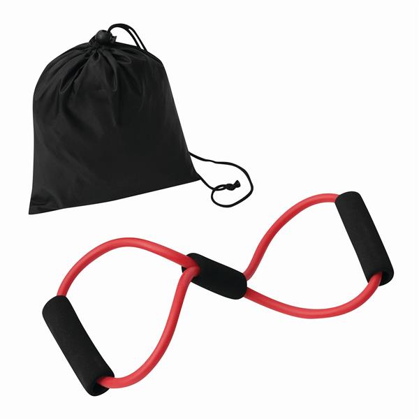 ELASTICAL - Guma oporowa do ćwiczeń - czarny, czerwony