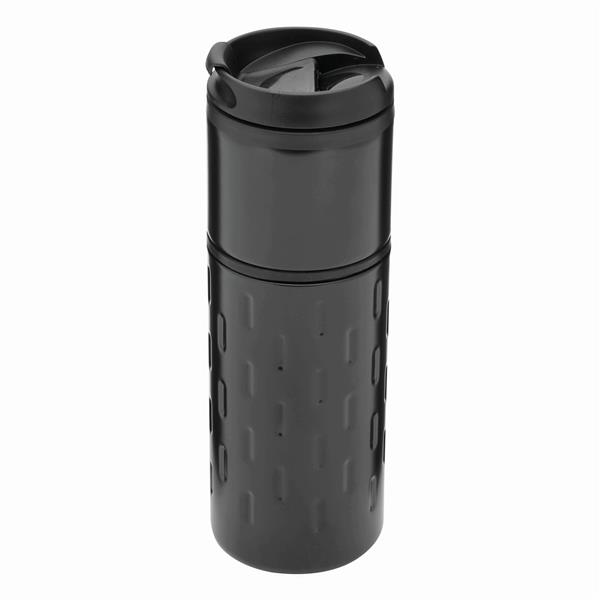 EXCLUSIVE LIQUID - Kubek termiczny o podwójnych ściankach - czarny