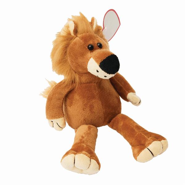 FETZY - Pluszowy lew - biały, brązowy