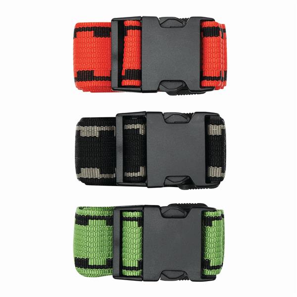 FIX - Pasek bagażowy - czarny, czerwony, zielony