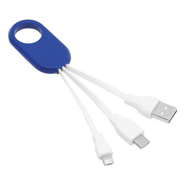 GET THREE - Kabel ładujący - niebieski