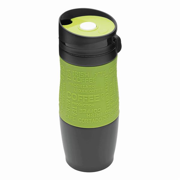 GOLDEN DREAM - Kubek termiczny - czarny, jasnozielony