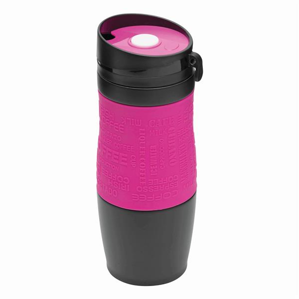 GOLDEN DREAM - Kubek termiczny - czarny, magenta