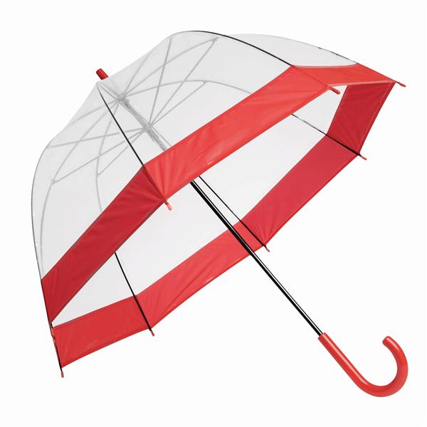 HONEYMOON - Parasol - czerwony, transparentny