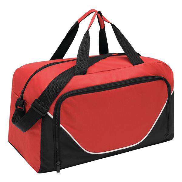 Jordan - Sportowa torba - czarny, czerwony