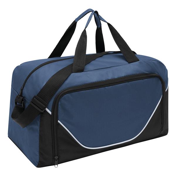 Jordan - Sportowa torba - czarny, niebieski