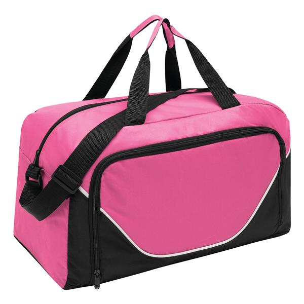 Jordan - Sportowa torba - czarny, różowy