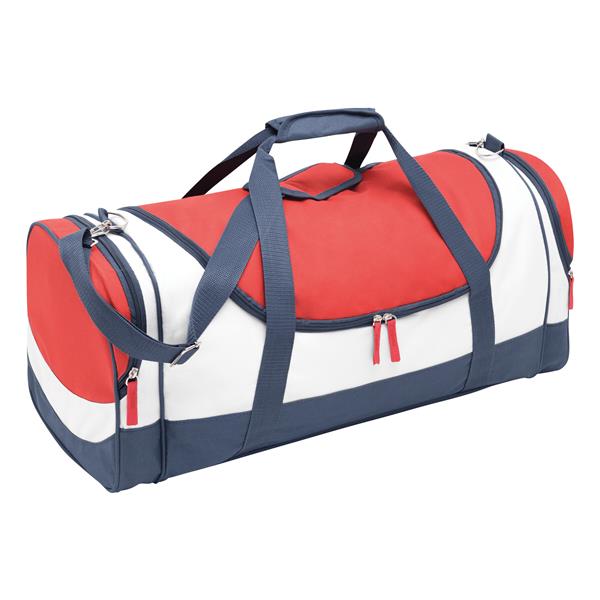MARINA GYM - Torba sportowa - biały, czerwony, niebieski