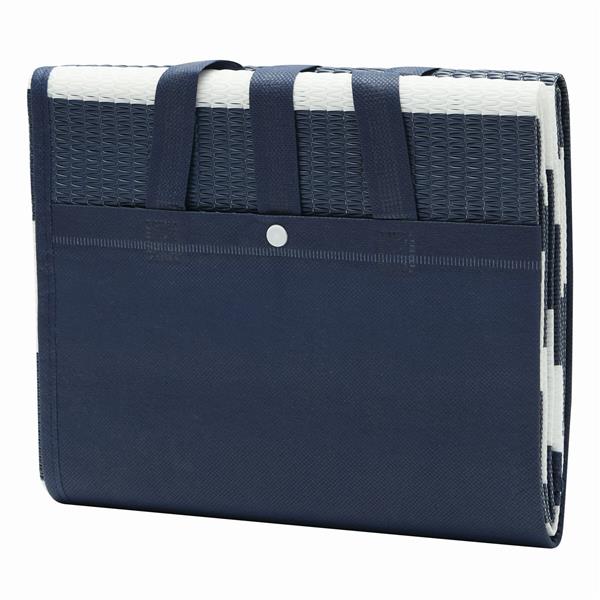 MARINA - Mata plażowa - biały, niebieski