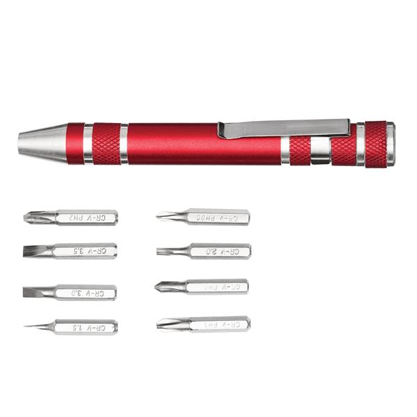 MICRO - Uchwyt na bity - czerwony