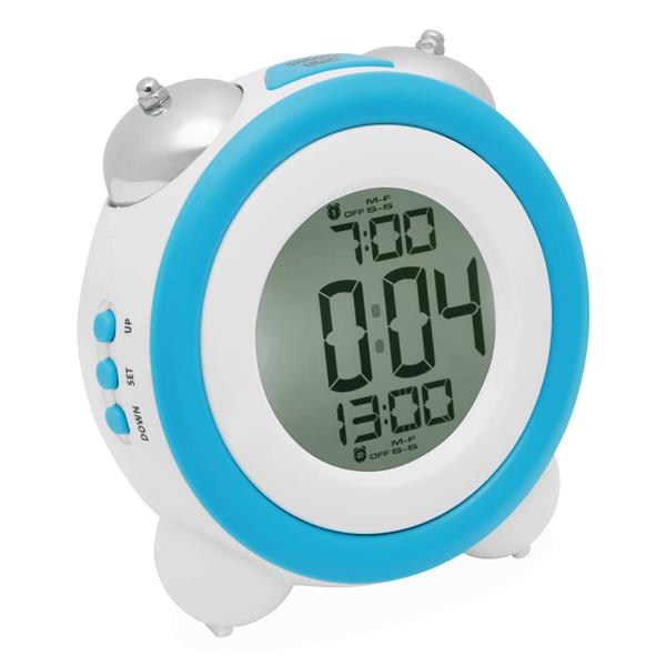 MODERN RETRO - Budzik - biały, niebieski