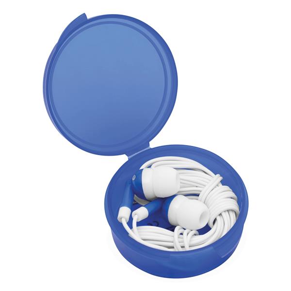 MUSIC - Słuchawki douszne - niebieski