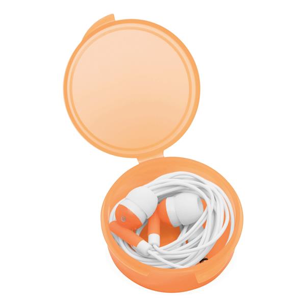 MUSIC - Słuchawki douszne - pomarańczowy