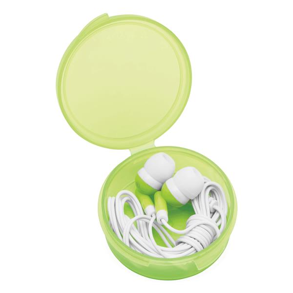 MUSIC - Słuchawki douszne - zielony