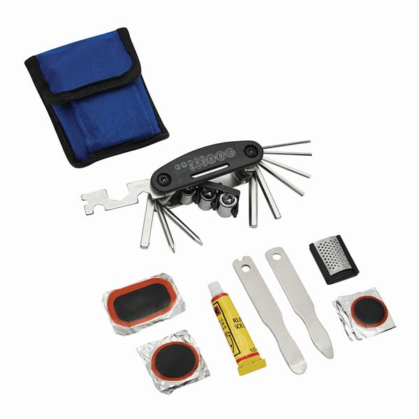 ON TOUR - Komplet narzędzi rowerowych - czarny, niebieski