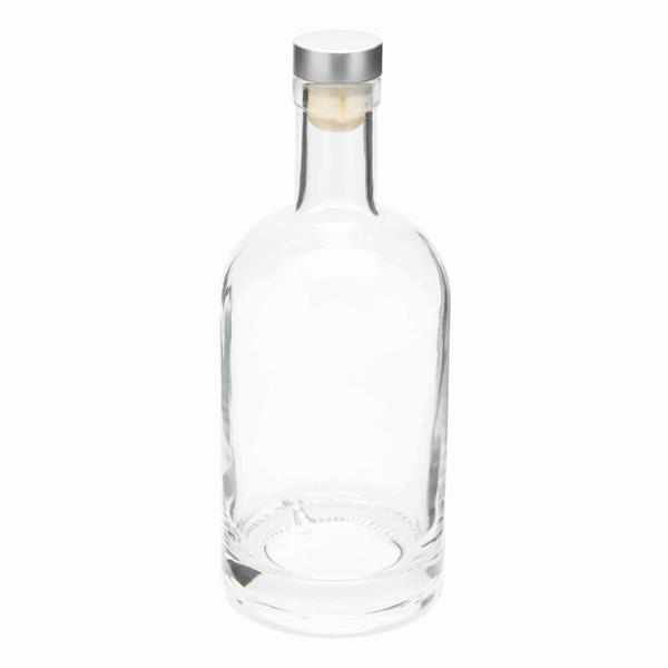 PEARLY - Szklana butelka - transparentny