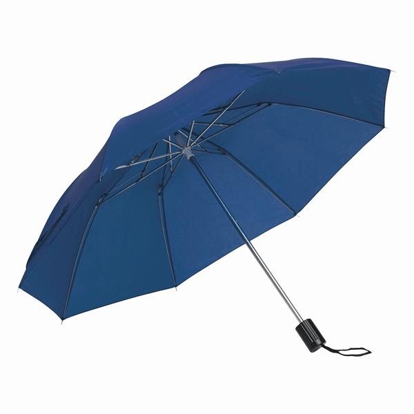 REGULAR - Parasol składany bez automatu - niebieski