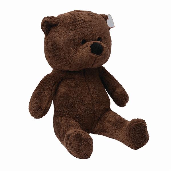 RICO - Duży pluszowy miś - ciemnobrązowy