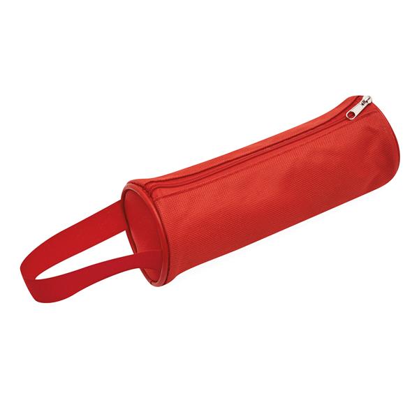 SCHOOL - Piórnik okrągły - czerwony