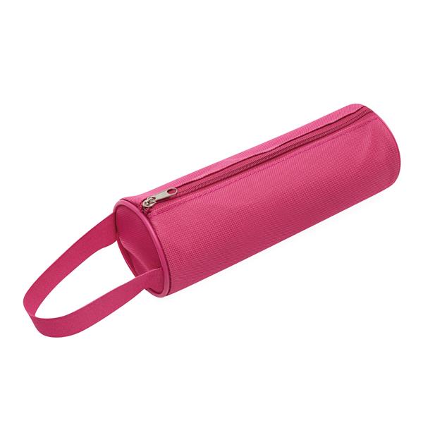 SCHOOL - Piórnik okrągły - magenta