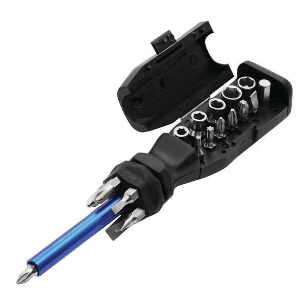 SCREW FINDER - 19-częściowy zestaw śrubokrętów - czarny