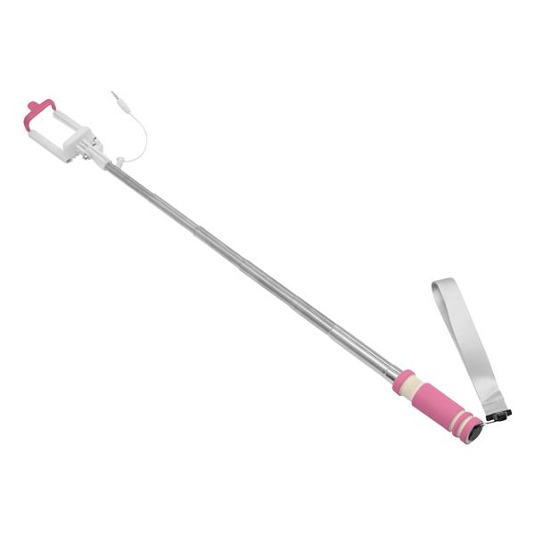 SELFIE MINI - Monopod teleskopowy - różowy