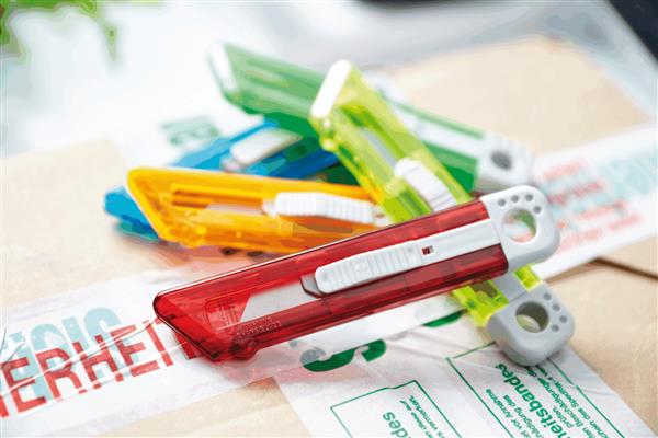 SLIDE IT - Nóż do cięcia - czerwony