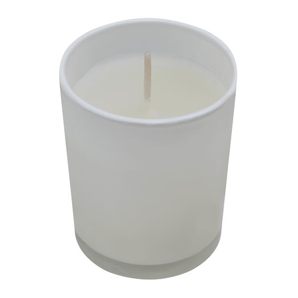 SPHERE - Świeca w szkle - biały