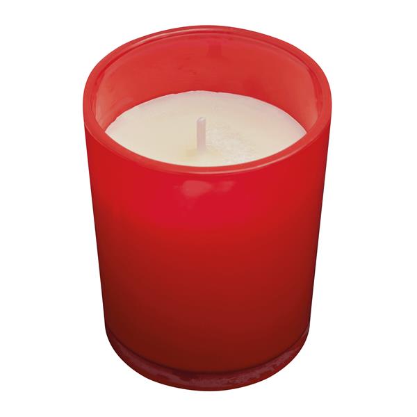 SPHERE - Świeca w szkle - czerwony