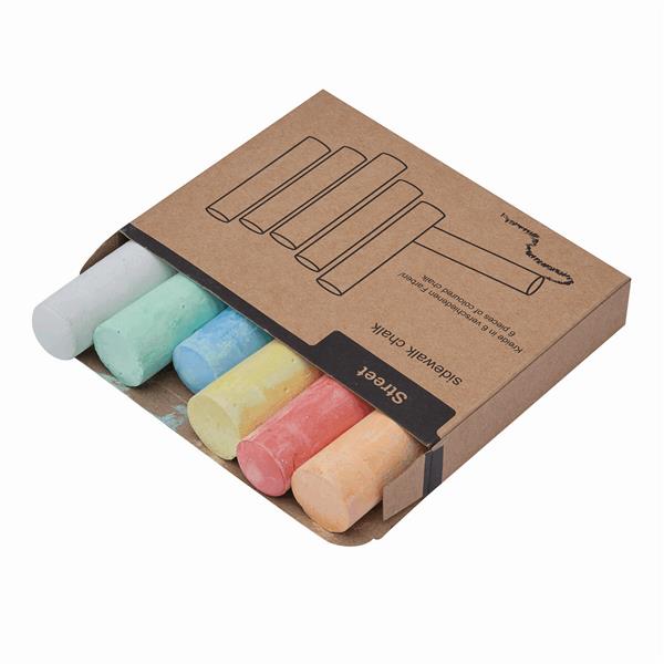 STREET - Komplet kolorowej kredy - wielobarwny