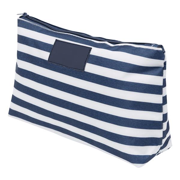 STRIPY - Kosmetyczka - biały, niebieski