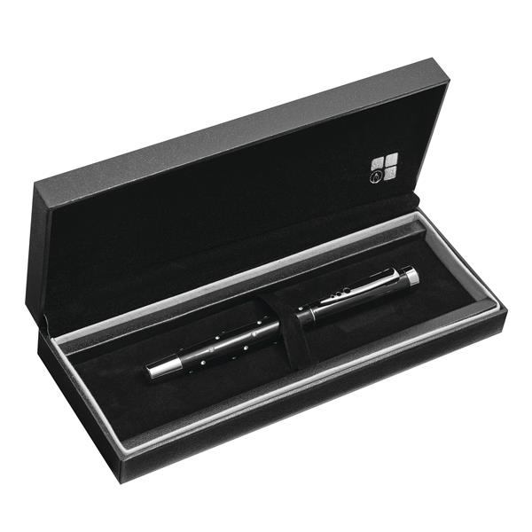 ST. PETERSBURG - Metalowe wieczne pióro - czarny, srebrny