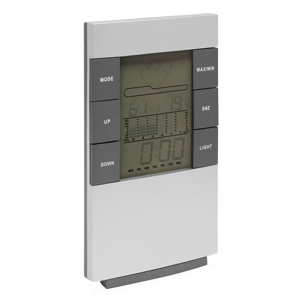 SUNNY TIMES - Stacja pogodowa - srebrny, szary