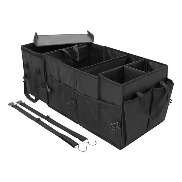 SUPER GADGET - Torba do bagażnika z organizerem - czarny