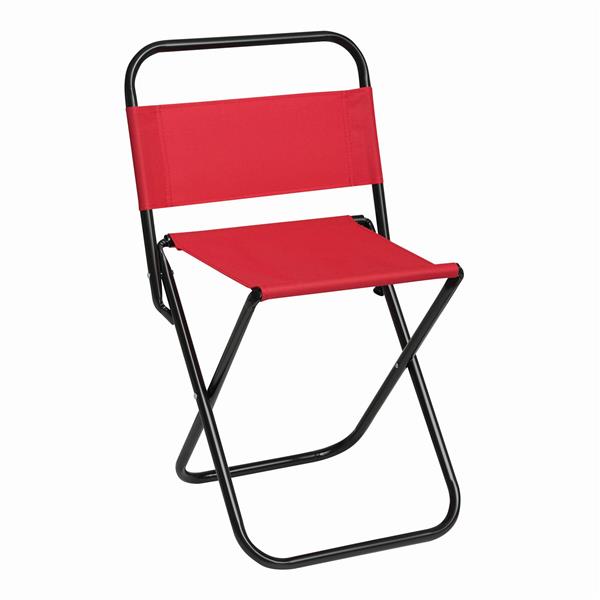 TAKEOUT - Składane krzesło kempingowe - czerwony