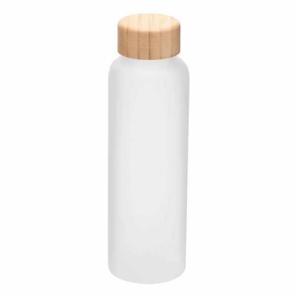 TAKE FROSTY - Szklana butelka - biały