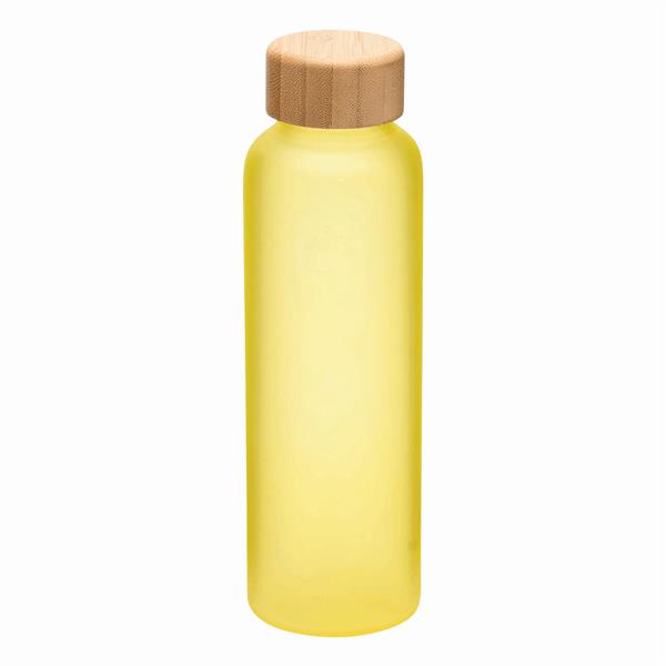 TAKE FROSTY - Szklana butelka - żółty