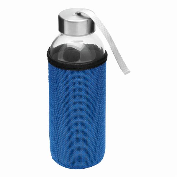 TAKE JUTY - Butelka szklana - niebieski