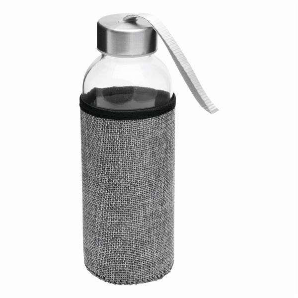 TAKE JUTY - Butelka szklana - szary